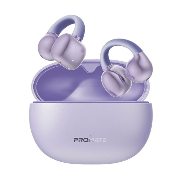 Promate AirClip Open Ear Clip On TWS Earbuds - Purple