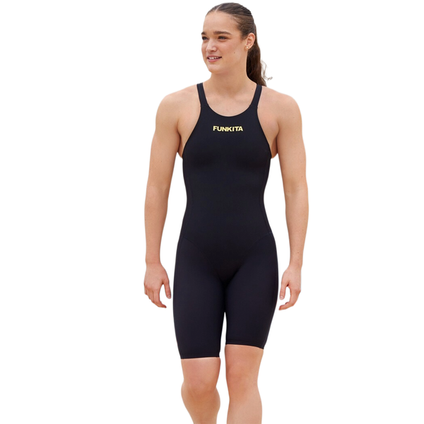 Funkita Ladies Apex Viper Kneeskin Swimming Costume - Black Mint
