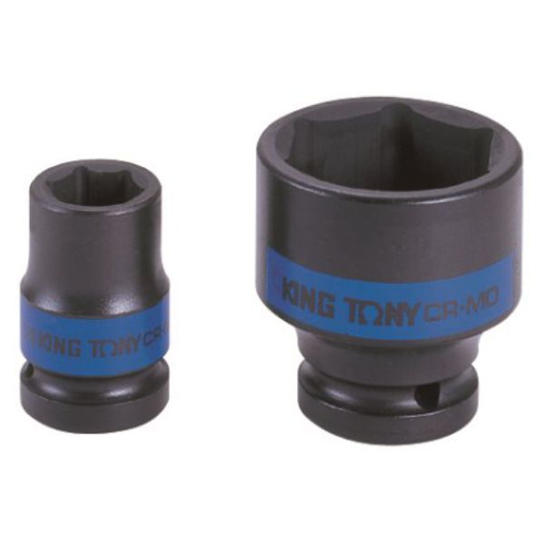 King Tony - Socket 1/2" Standard Impact X 23mm 6P - 4 Pack