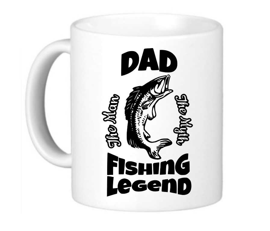 Father's Day Gift - Fishing Legend Mug