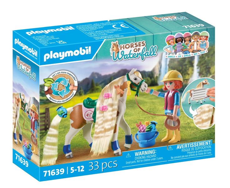 Playmobil Horses of Waterfall - Ellie with Horse (33 Pieces)