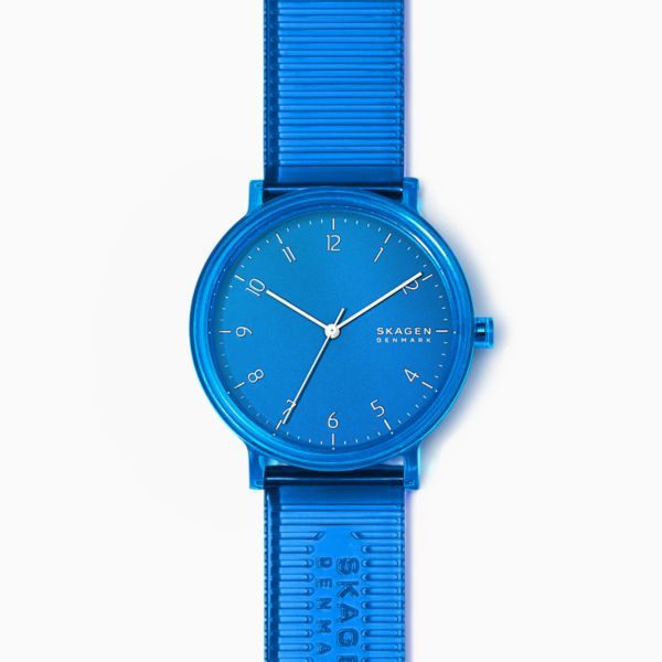 Skagen Aaren Blue Polyurethane Watch - SKW6602