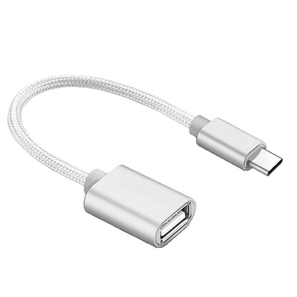 Female USB A To Male Type C 15cm Adapter Cable