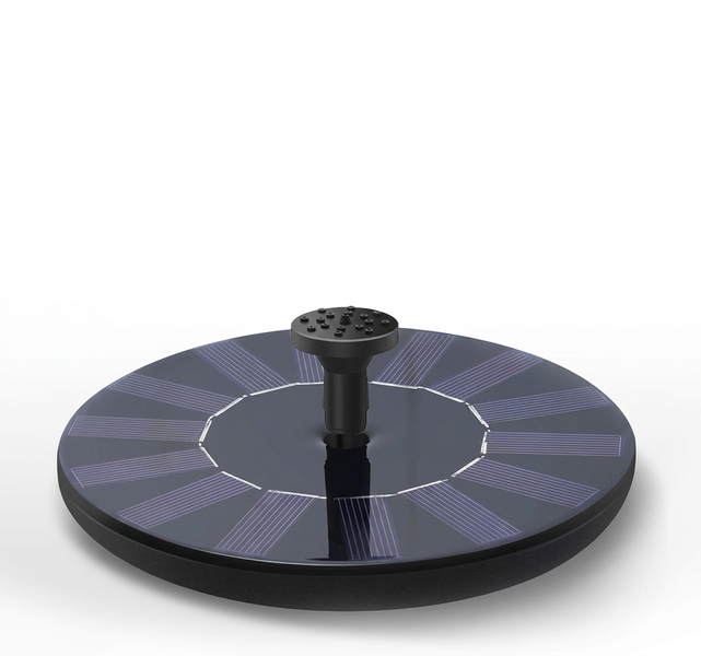 Solar Powered Water Fountain Pond Pump with 5 Unique Designs for Garden