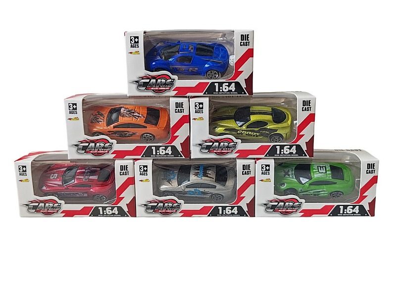 1:64 Umlozi Die Cast Metal Cars 6 Pack-Individually Boxed - Sports Cars