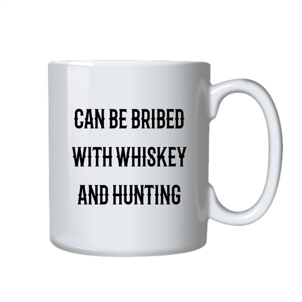 Whiskey and Hunting Coffee Mug - Best Funny Novelty Gift Idea for Hunters