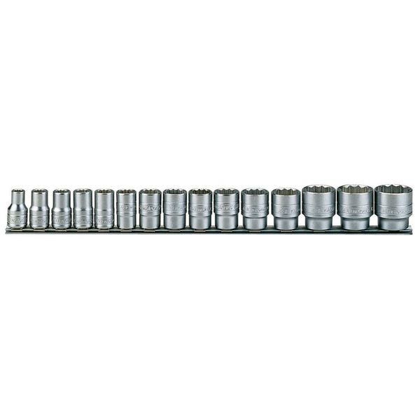 TengTools - 15PC 1/2" Drive Socket Set AF - M1215AF