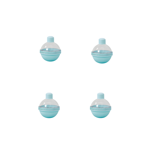 4-Piece Silicone Ice Mold - Make Impressive Round Ice Balls for Your Drinks