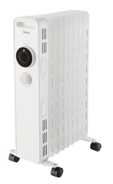 9 Fin Oil Heater -White