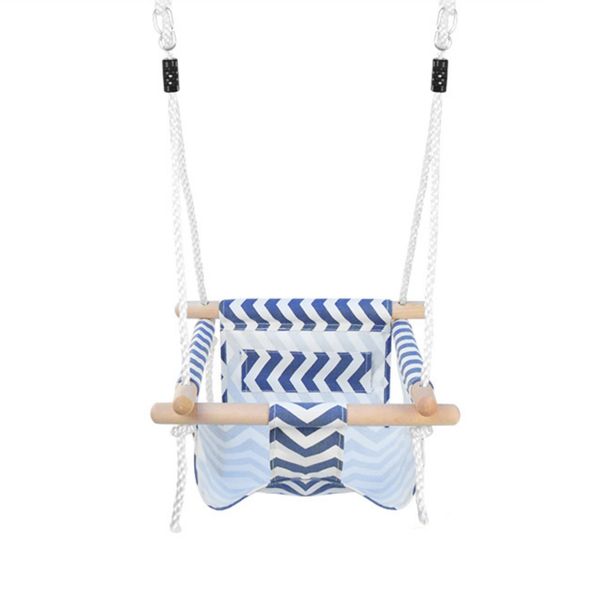 Secure Baby Swing Seat Adjustable Hanging Canvas Hammock Chair for Outdoor