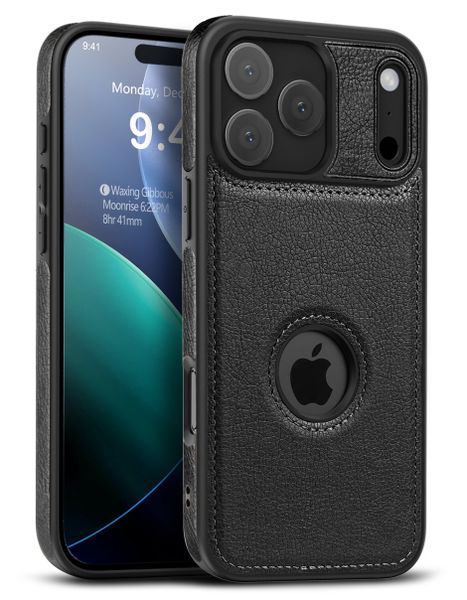 Flexible Soft Leather Case Compatible with iPhone 17 Pro Max 2025
