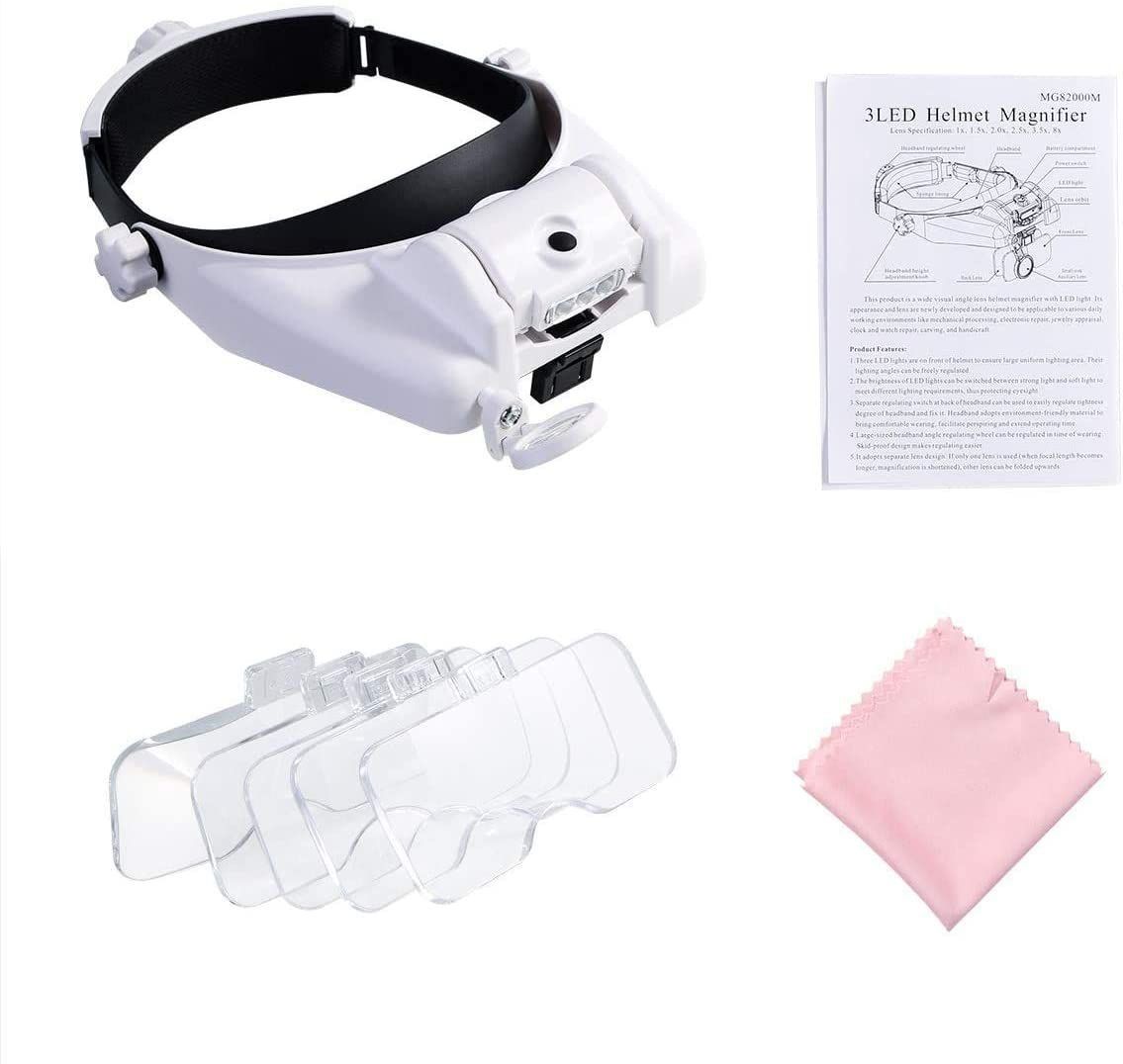 Head Mount Magnifier Glasses Visor Handsfree Shop Today. Get it Tomorrow!