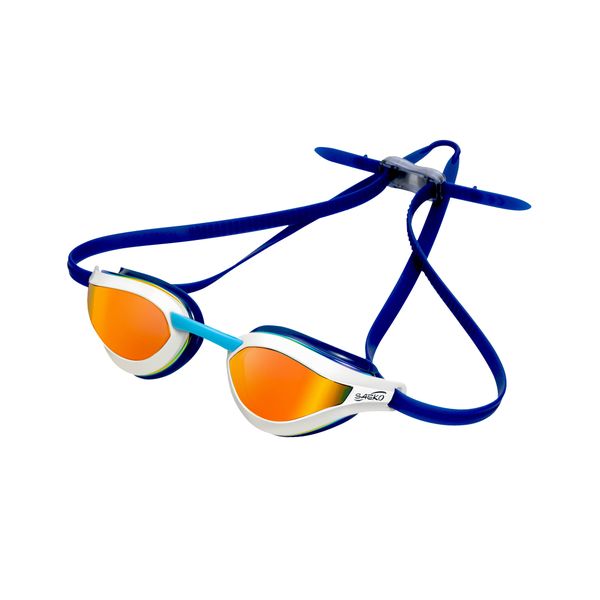 Saeko Carina Adult Goggles - Blue &amp; Orange