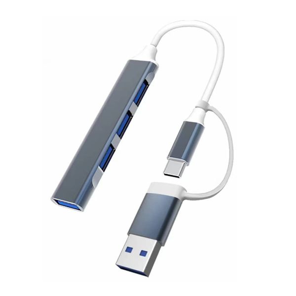 Killer Deals 3-Port Type-C to USB 3.0 Hub- Data Transfer- Laptops, PCs &amp; Phones