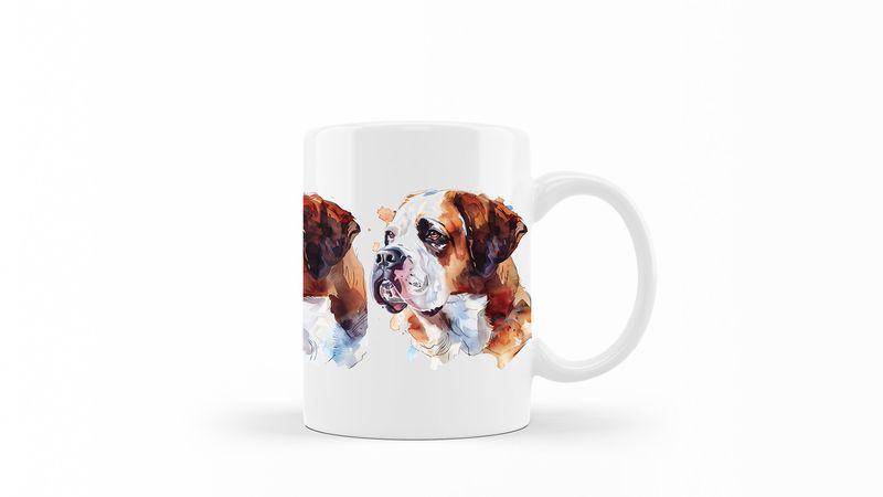 St-Bernard Printed Coffee Mug
