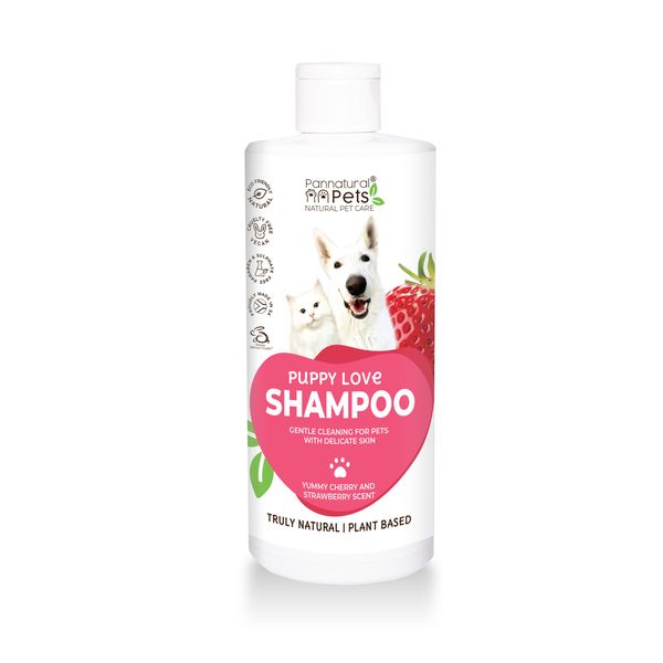 Natural Pet Shampoo - Puppy Love Strawberry Cherry