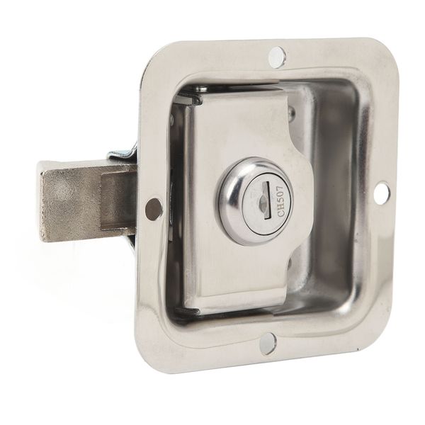 Stainless Steel Tool Box Latch with Keys, Flush Mount