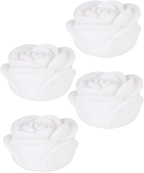 4pcs Rose Decorative Lamp Courtyard Lamp Garden Light Flower Decor for Home
