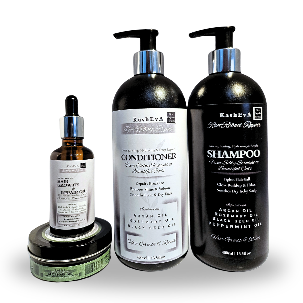 Root Reboot Repair Men's Hair Growth & Grooming Range - Hydrate & Style