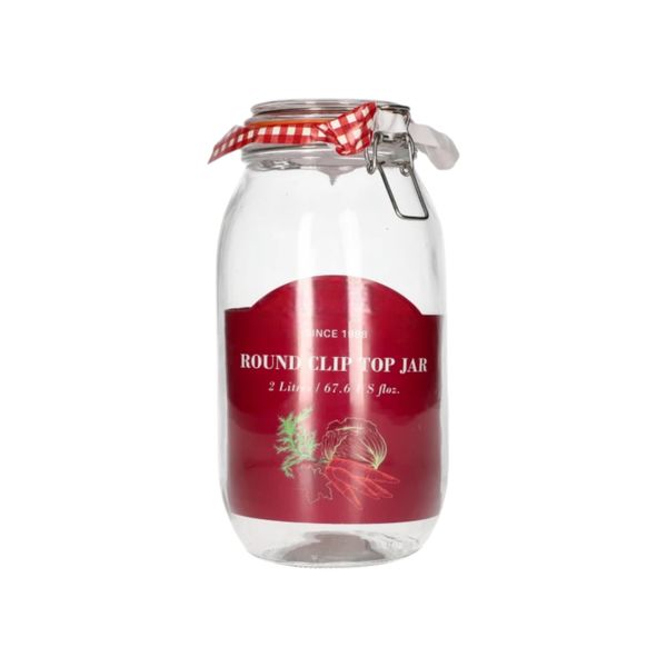 Mason Clip Lid Jar 2L