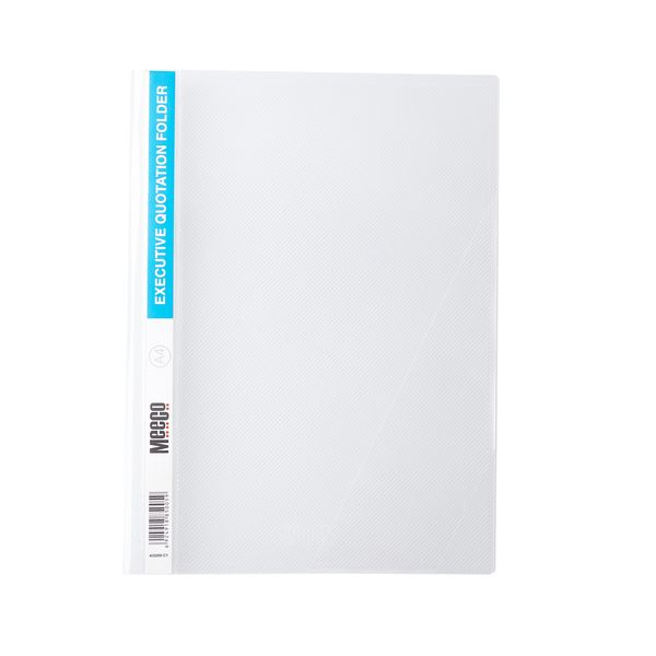 Meeco Premium Quotation Folder Clear 5 Pack