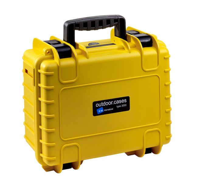 B&amp;W Intl. Outdoor Case 3000 With Foam - Yellow