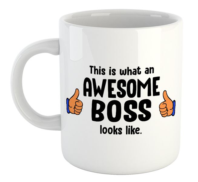 Awesome Boss Manager Supervisor Birthday Christmas For Him Gift Mug