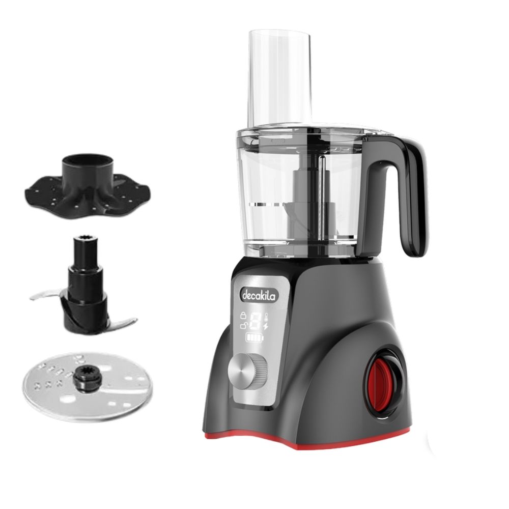 Decakila - Cordless Food Processor - Black - 1.25L - Unit Only