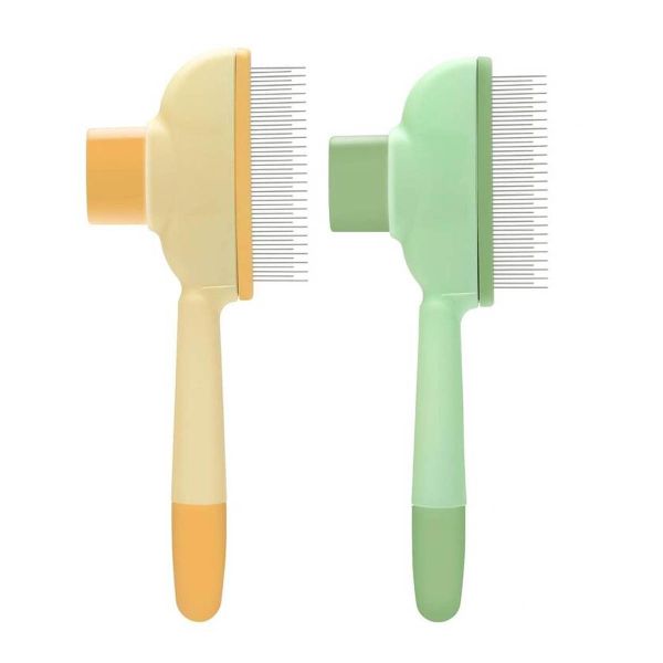 2 Pack Pet Comb for Dogs &amp; Cats with Stainless Steel Metal Teeth