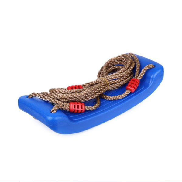 Kids Plastic Swing Rope Seat-Blue