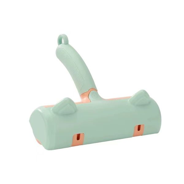 Cute Cat Ear Pet Hair Remover - Household Lint Roller &amp; Fur Cleaner,