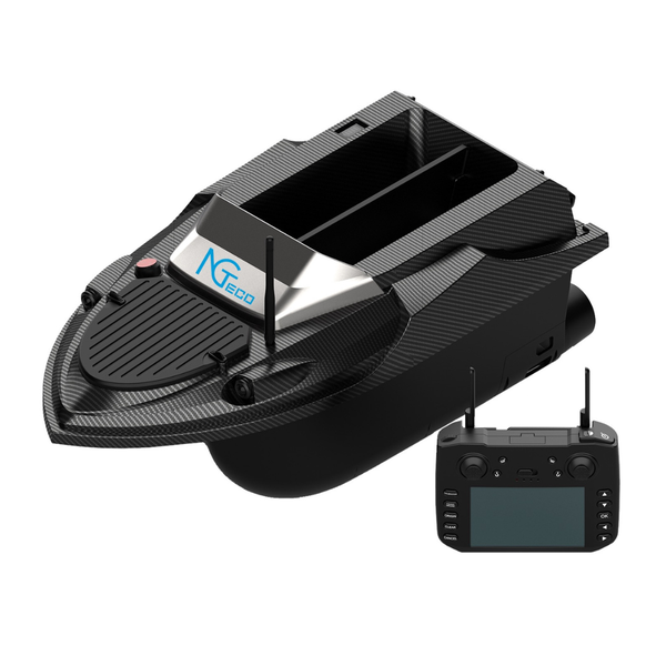 NGTeco G60 Bait Boat RC Fishing Boat 800m Range, Dual Hopper