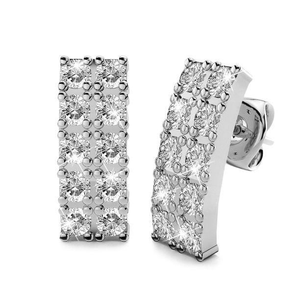 Dhia Glow Earring Embellished With Swarovski Cry image