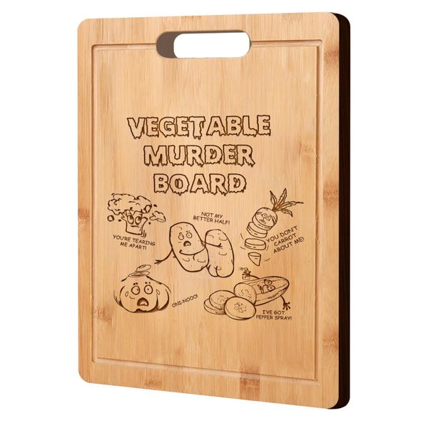 Laser Engraved Bamboo Cutting Board for Kitchen Birthday Gifts For Women