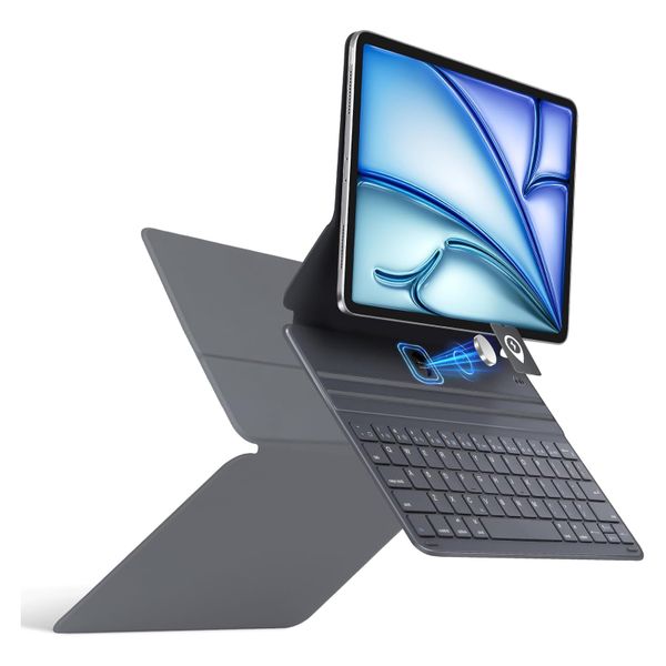 Magnetic Case with Keyboard Compatbile with Apple iPad 10th &amp; 11th(A16)