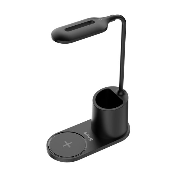 Snug Led Wireless Charger Pad With Pen-Holder