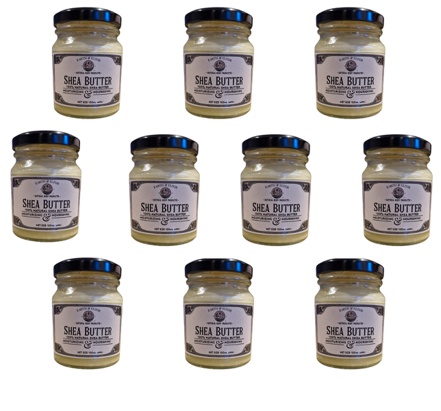 Earth and Elixir (PTY) LTD Unrefined Shea Butter 100ml- 10 pack