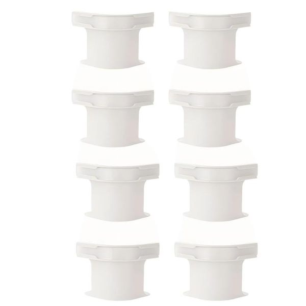 8Pcs Bed Sheet Holder,Mattress Bed Sheet Clamps-Thickened Reinforced,White