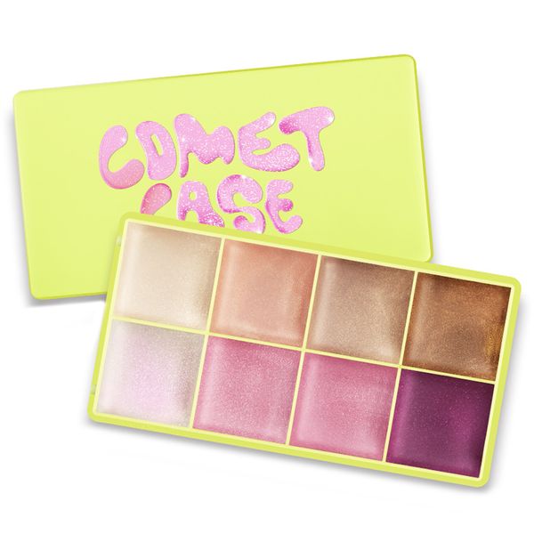 Highlighter Curve Comet Case, 8 Colors Makeup Palette