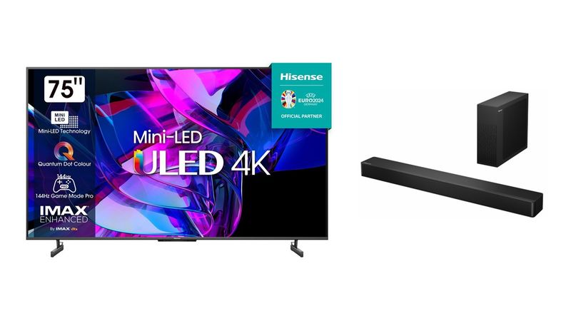 Led Uled Tv + Hisense Sound System image