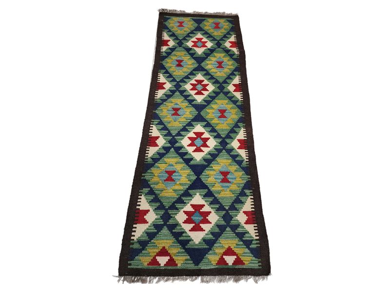 Beautiful Handmade Maimana Kilim 195 X 62 cm
