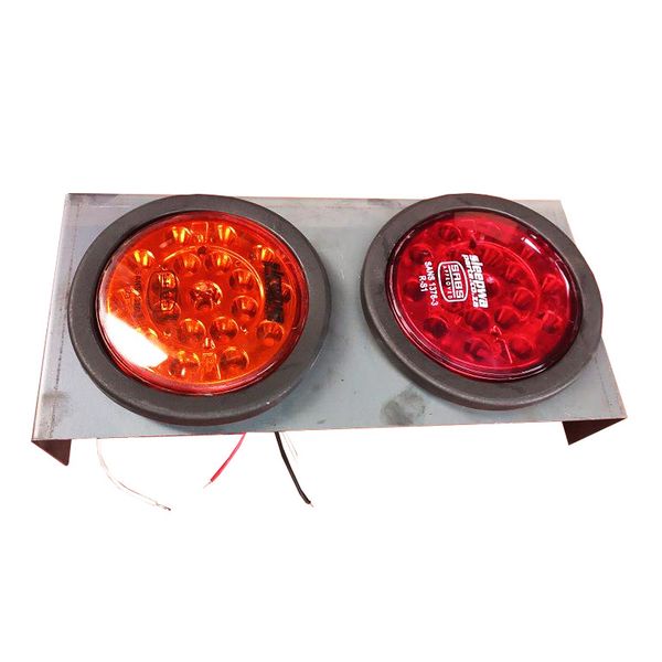 Double Light Box With A Red &amp; Amber 12/24V LED Light