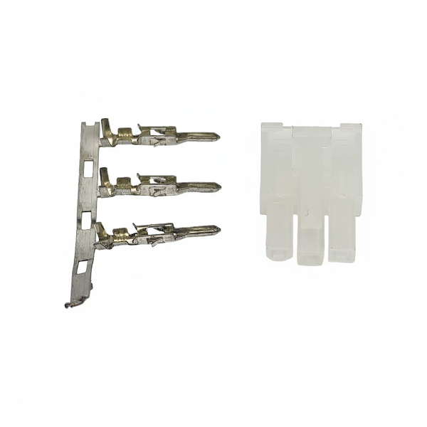 XY141-03F: 4.2mm, 3-Way In-line Female Connector w/ Release-Lock, 5A-250VAC
