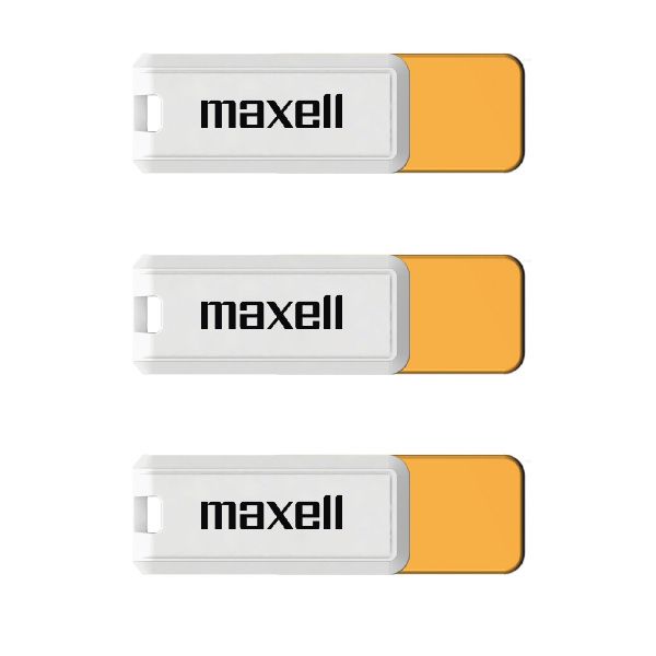 Maxell 32GB USB 2.0 Typhoon Flashdrive 3-Pack
