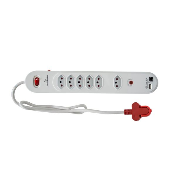 Smartsocket 6 Way Power Board 3.5 Amp USB - SS012