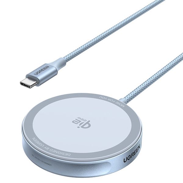 UGreen 25W MagFlow Magnetic Wireless Charger Compatible With Mobiles - Blue