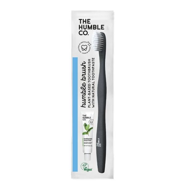 The Humble Co - Humble Brush Plant-based Toothbrush with Toothpaste - Soft