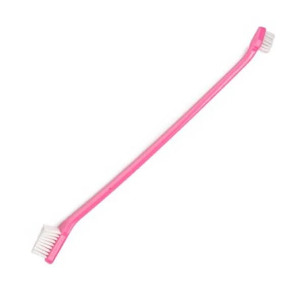 Pet Dent - Dog Toothbrush Pink x2