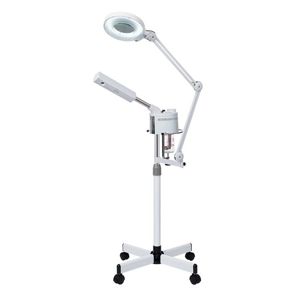 2-in-1 Beauty Ozone Facial Steamer With LED Magnifying Lamp