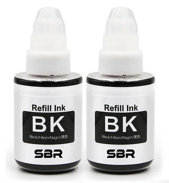 SBR Canon GI-490 Compatible inks - Black - 2 Set